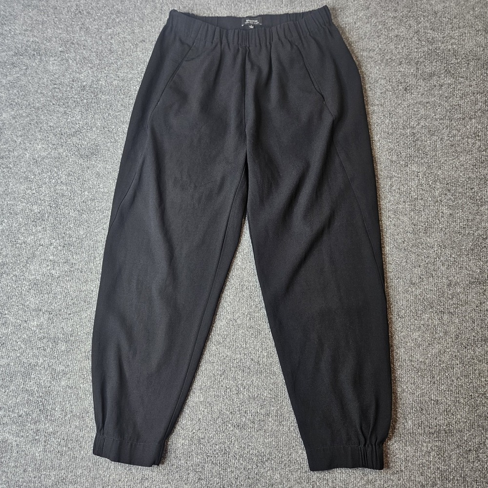 Babaton Aritzia Dexter Ankle‎ Pants Pull On Elastic Waist Ankle Black Size Small